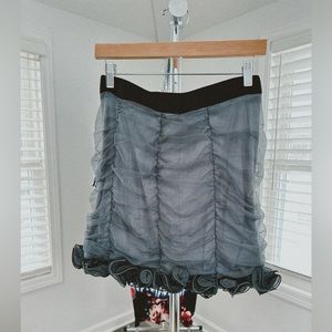 Grey mini skirt size M